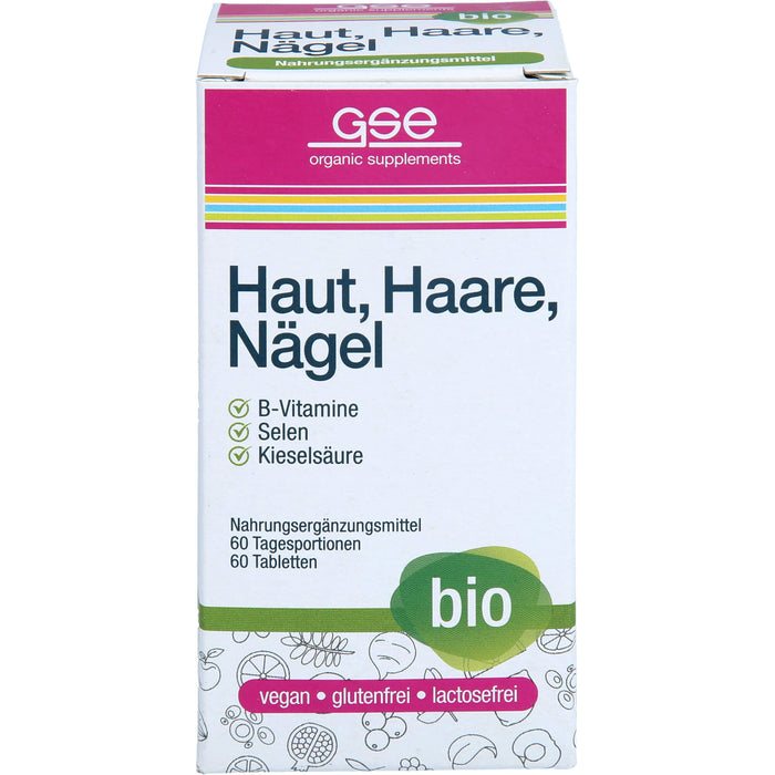 GSE phyto vitamins Haut, Haare, Nägel Komplex Tabletten, 60 St. Tabletten