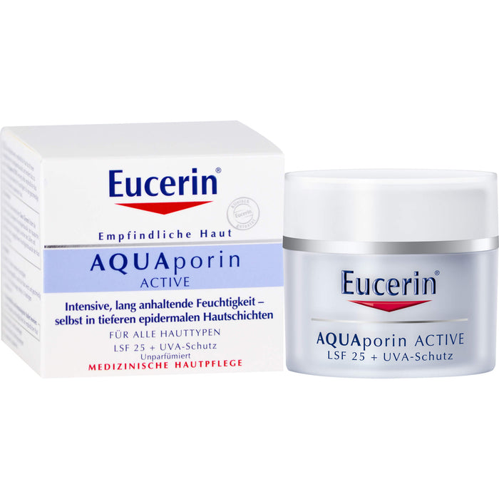 Eucerin Empfindliche Haut AQUAporin active LSF 25, 50 ml Creme
