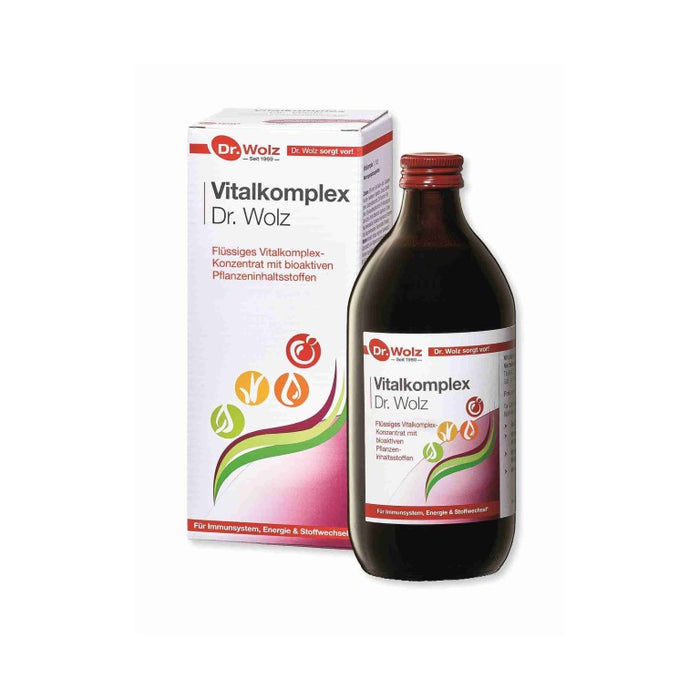 Vitalkomplex Dr. Wolz Flüssiges Vitalstoff-Konzentrat, 500 ml Lösung