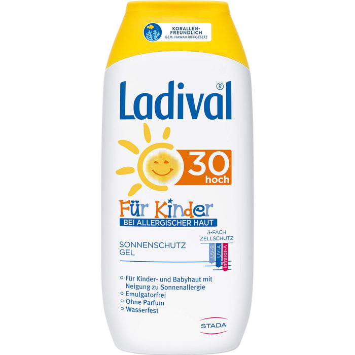 Ladival für Kinder bei allergischer Haut LSF 30 Sonnenschutz-Gel, 200 ml Gel