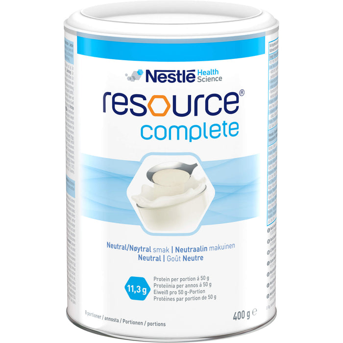 Nestle resource complete neutral Trinknahrung, 400 g Pulver