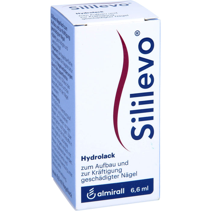 Sililevo Hydrolack zum Aufbau geschädigter Fuß- und Fingernägel Nagellack, 6.6 ml Lösung