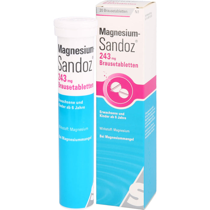 Magnesium-Sandoz 243 mg Brausetabletten, 20 St. Tabletten