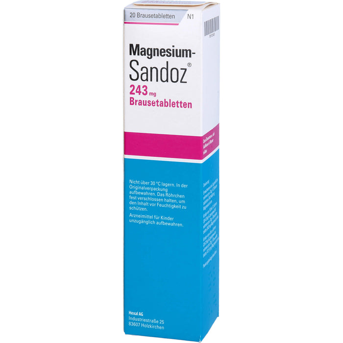 Magnesium-Sandoz 243 mg Brausetabletten, 20 St. Tabletten
