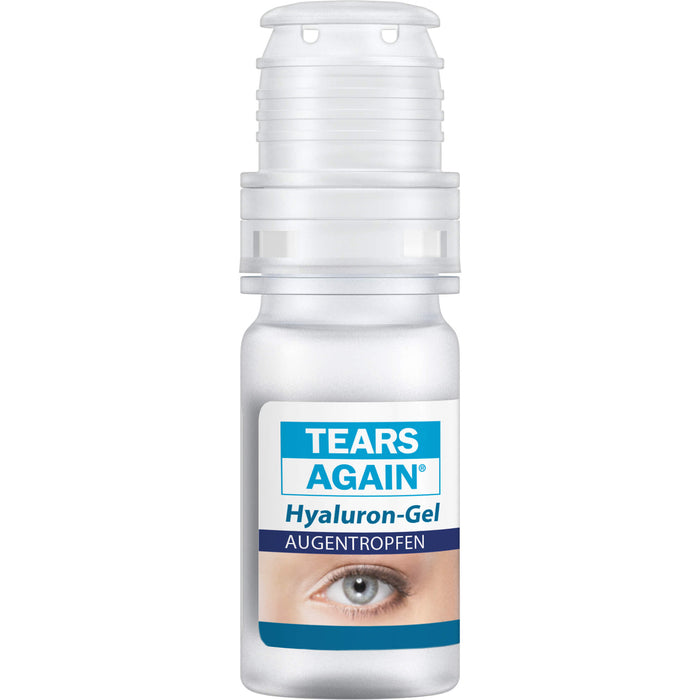 TEARS AGAIN Hyaluron-Augentropfen GEL 0,3 % (ohne Konservierungsmittel), 10 ml Lösung