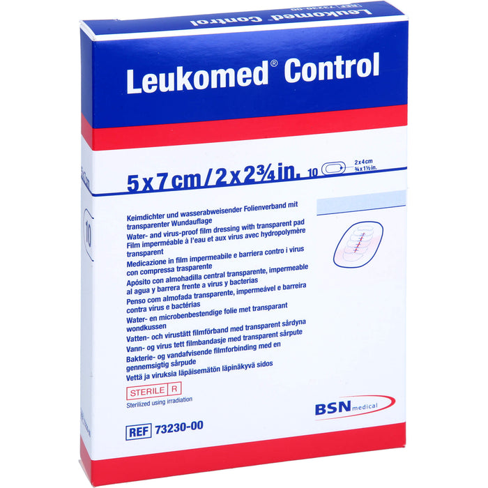 Leukomed Control 5x7cm, 10 St PFL