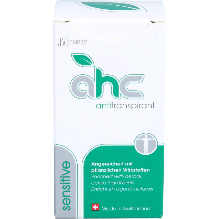JV Cosmetics ahc Antitranspirant sensitiv, 30 ml Lösung