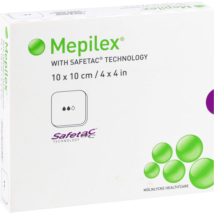 MEPILEX 10x10cm Schaumverband, 5 St