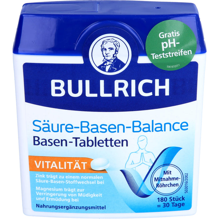 Bullrich Säure-Basen-Balance Basentabletten, 180 St. Tabletten
