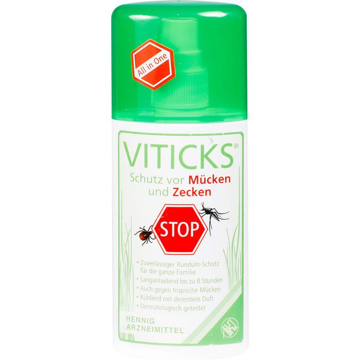 VITICKS Spray Schutz vor Mücken und Zecken, 100 ml Lösung