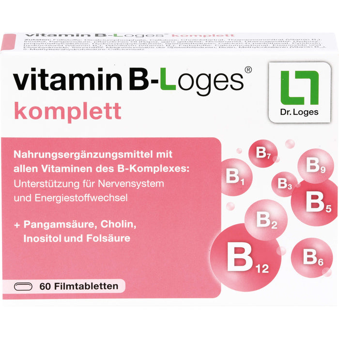 vitamin B-Loges komplett Filmtabletten, 60 St. Tabletten
