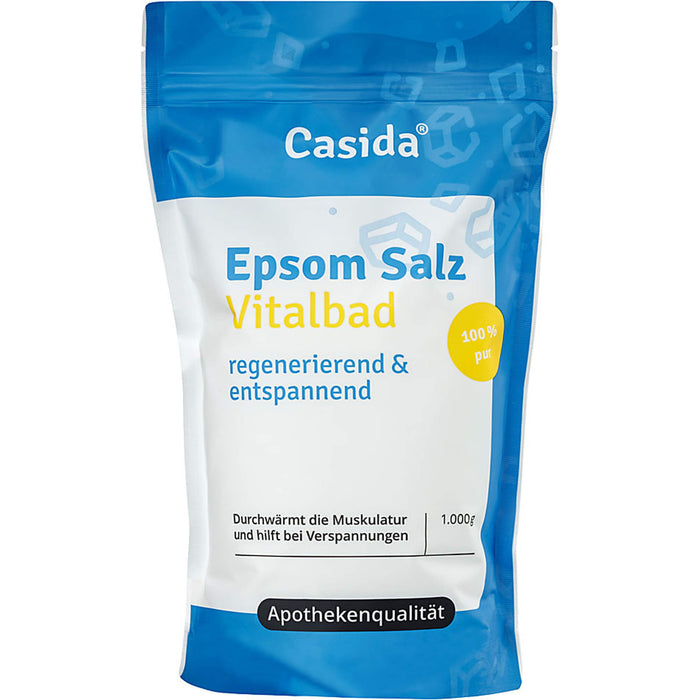 Casida Epsom Salz Vitalbad regenerierend & entspannend, 1000 g Salz