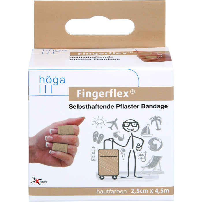 Fingerflex 2,5cmx4,5m hautfarben, 1 St PFL