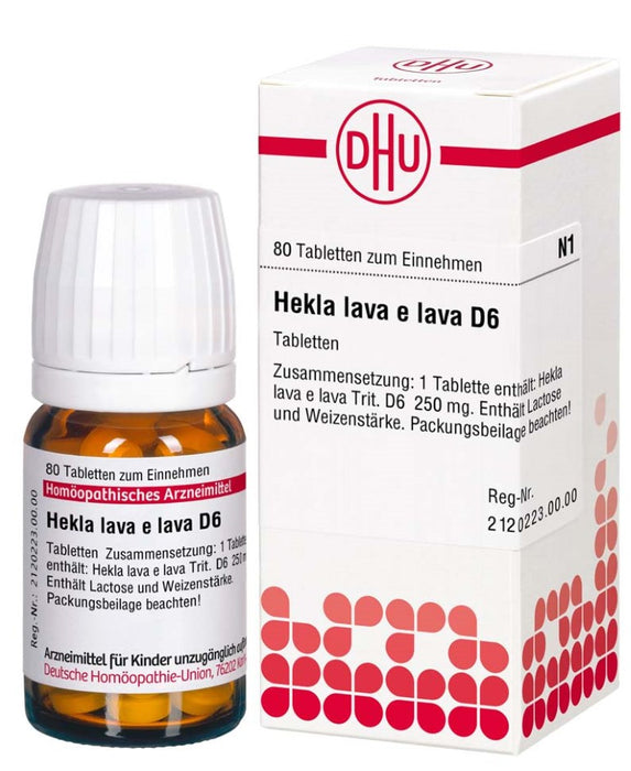 DHU Hekla lava e lava D6, 80 St. Tabletten