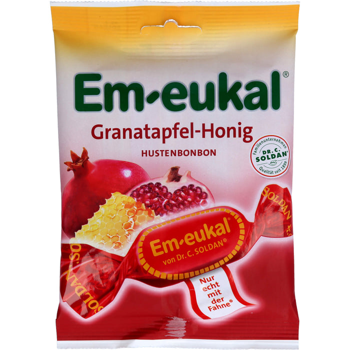 Em-eukal Granatapfel-Honig Hustenbonbons, 75 g Bonbons