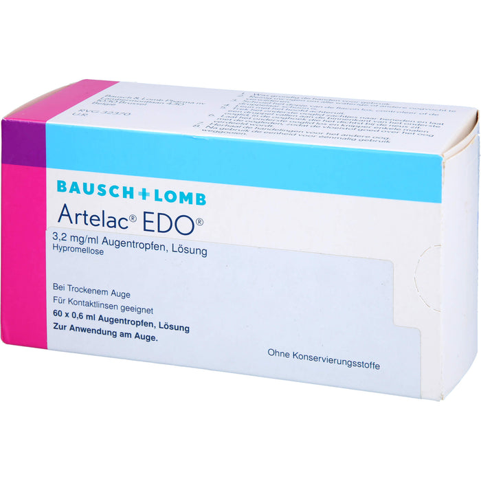 Artelac EDO kohlpharma Augentropfen, 60X0.6 ml ATR