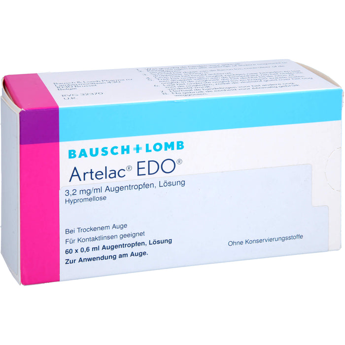 Artelac EDO kohlpharma Augentropfen, 60X0.6 ml ATR