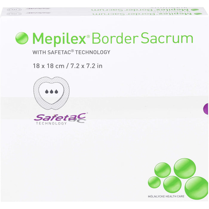 MEPILEX Border Sacrum Schaumverb. 18x18 cm, 10 St VER