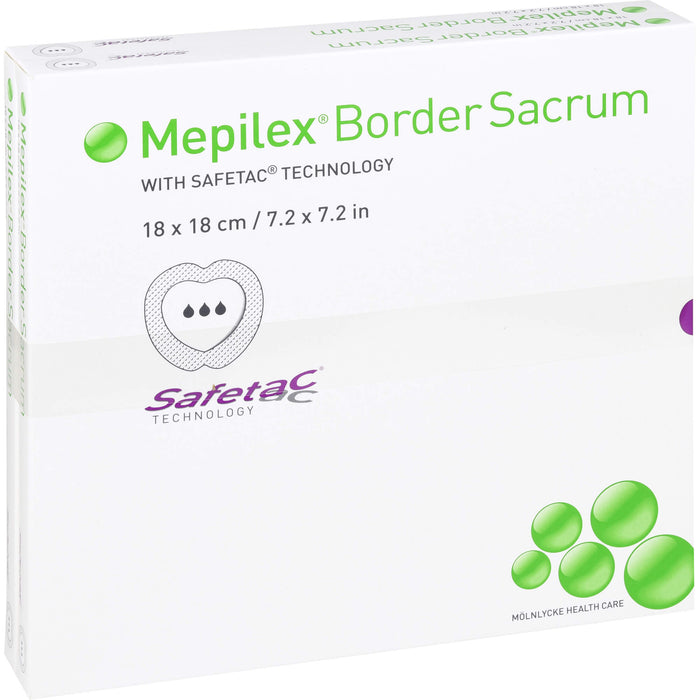 MEPILEX Border Sacrum Schaumverb. 18x18 cm, 10 St VER