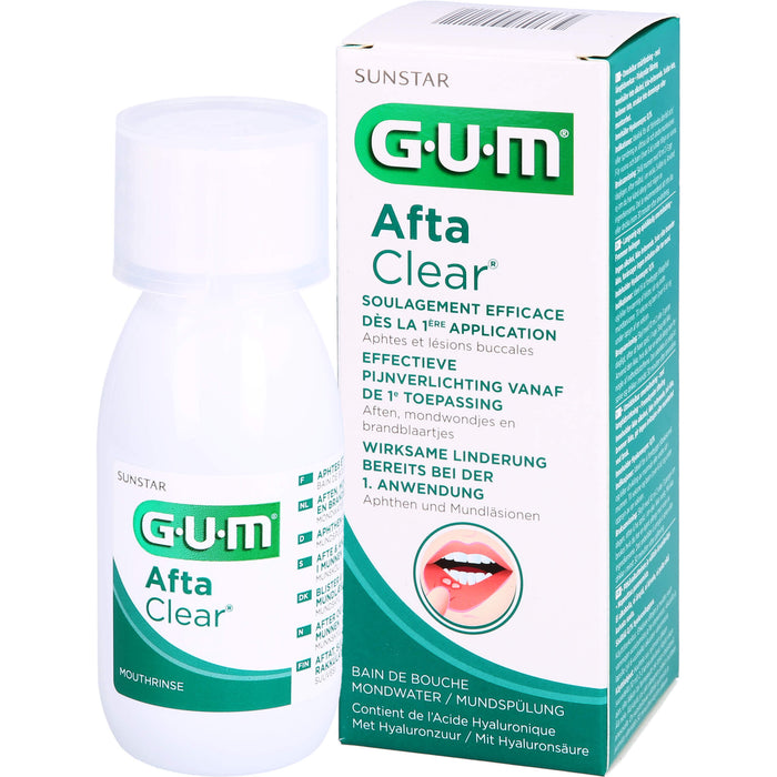 GUM Afta Clear Mundspülung, 120 ml MUW