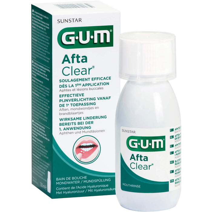 GUM Afta Clear Mundspülung, 120 ml MUW