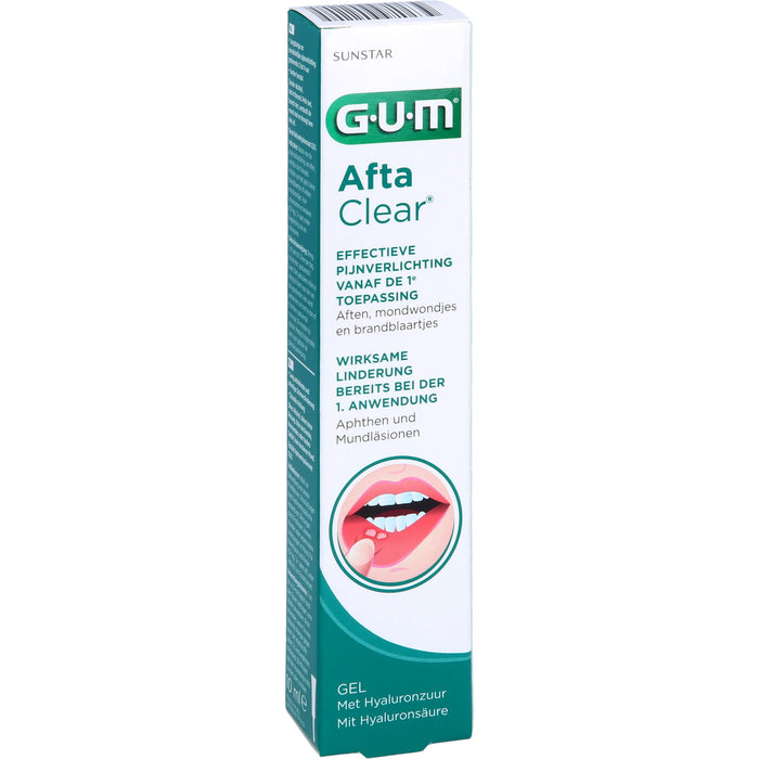 GUM Afta Clear Gel bei Aphten und Mundläsionen, 10 ml Gel
