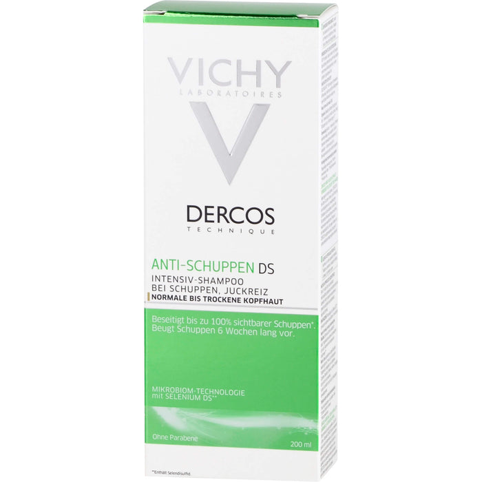VICHY DERCOS Anti-Schuppen Intensiv-Shampoo bei Juckreiz, 200 ml Shampoo