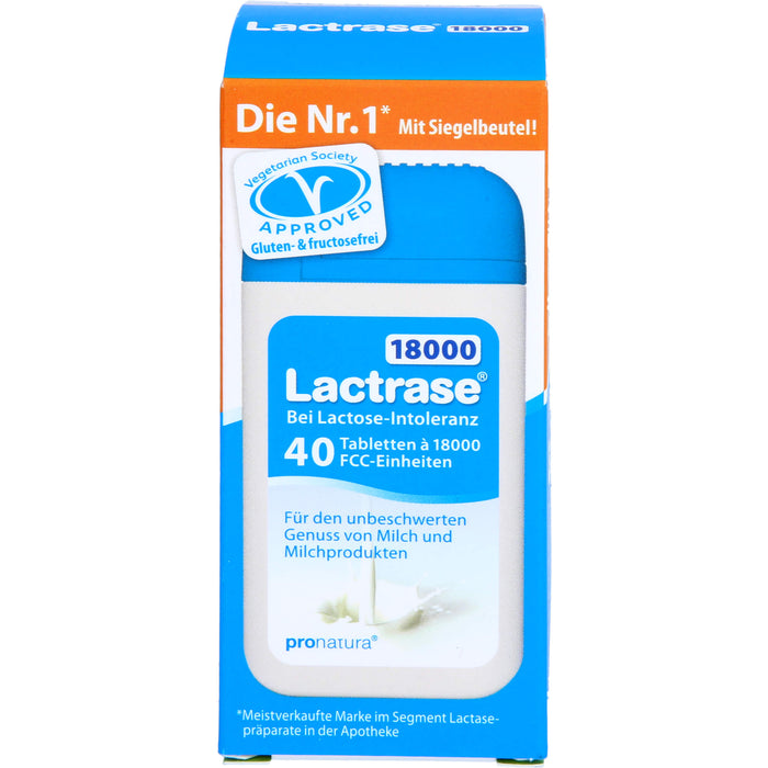 Lactrase 18000 bei Lactose-Intoleranz Tabletten, 80 St. Tabletten