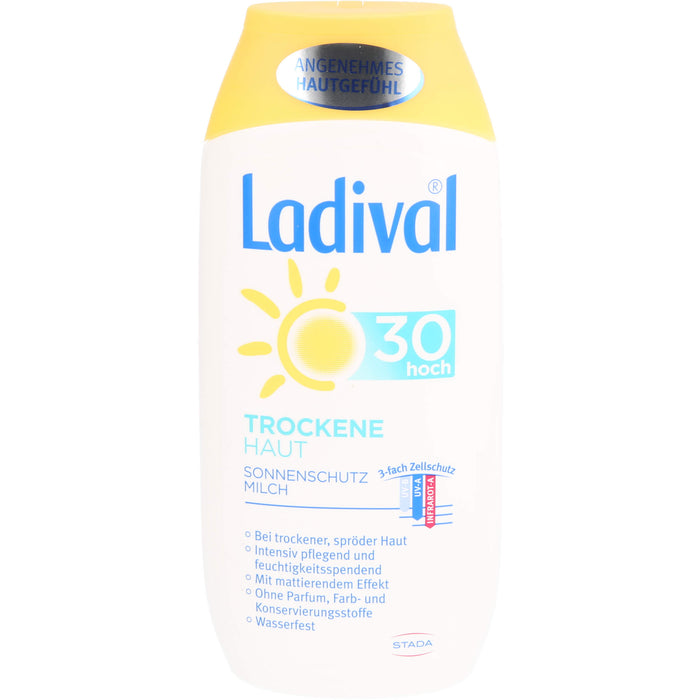 Ladival Trockene Haut LSF 30 Sonnenschutz Milch, 200 ml Creme