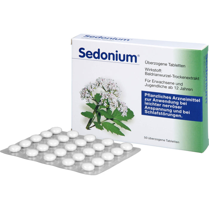 Sedonium überzogene Tabletten, 50 St UTA