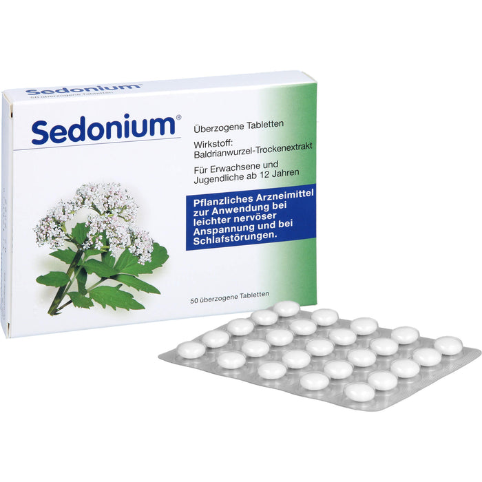 Sedonium überzogene Tabletten, 50 St UTA
