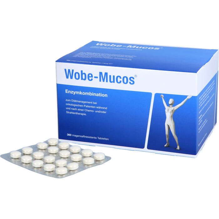 Wobe-Mucos Tabletten, 360 St. Tabletten