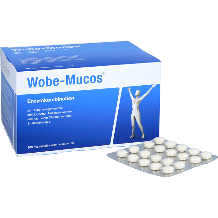 Wobe-Mucos Tabletten, 360 St. Tabletten