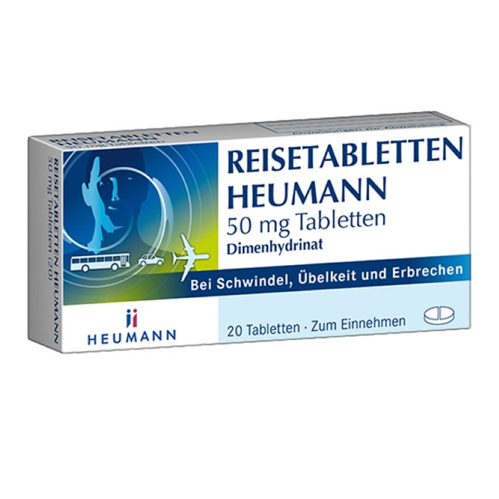 Reisetabletten Heumann 50 mg Tabletten, 20 St. Tabletten
