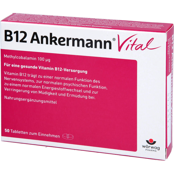 B12 Ankermann Vital Tabletten, 50 St. Tabletten