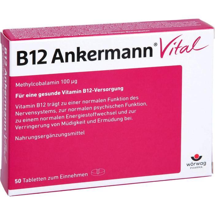B12 Ankermann Vital Tabletten, 50 St. Tabletten