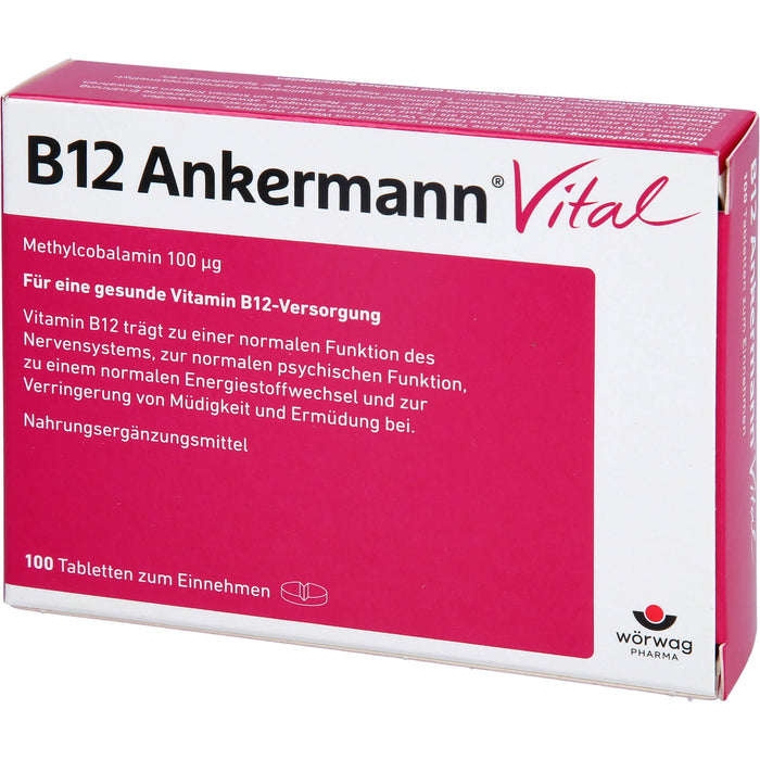 B12 Ankermann Vital Tabletten, 100 St. Tabletten