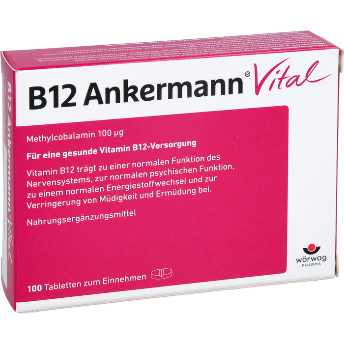 B12 Ankermann Vital Tabletten, 100 St. Tabletten