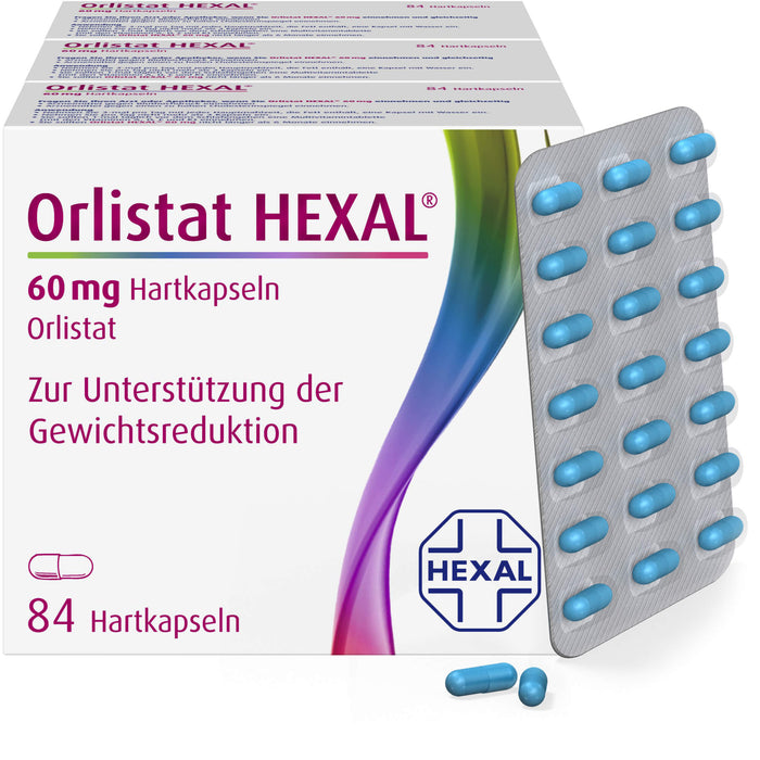 Orlistat HEXAL 60 mg Hartkapseln, 252 St. Kapseln