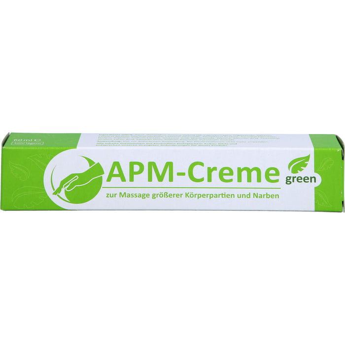 APM-Creme green zur Massage größerer Körperpartien und Narben, 60 ml Creme