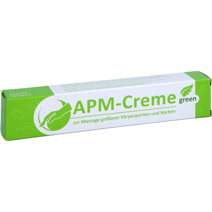 APM-Creme green zur Massage größerer Körperpartien und Narben, 60 ml Creme