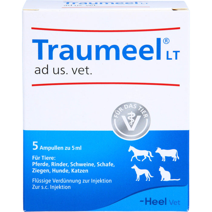 Traumeel LT ad us. vet., 5 St. Ampullen, 5 ml Lösung
