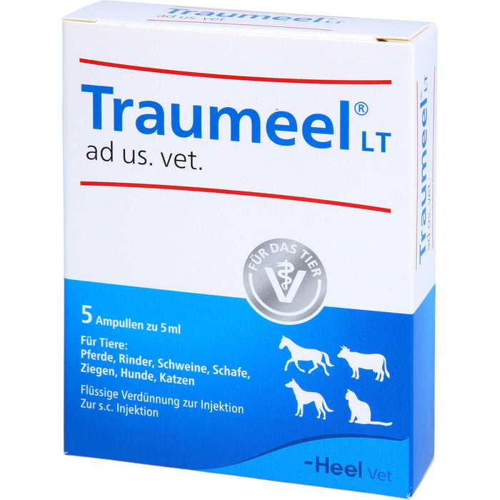 Traumeel LT ad us. vet., 5 St. Ampullen, 5 ml Lösung