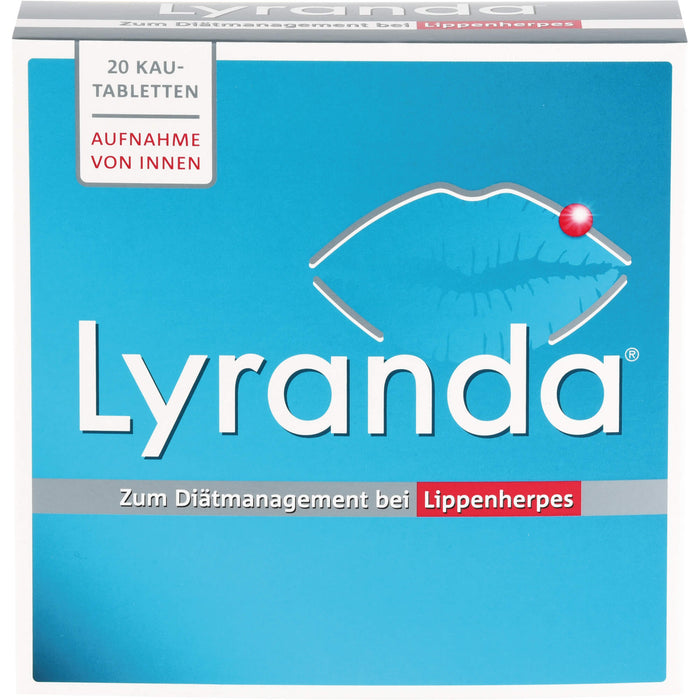Lyranda Kautabletten bei Lippenherpes, 20 St. Tabletten
