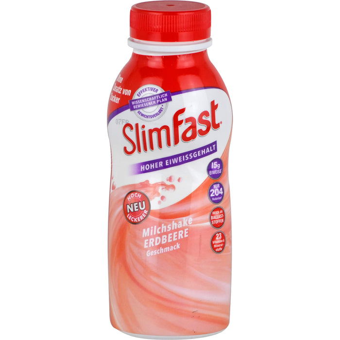 Slim-Fast Fertigdrink Erdbeere, 325 ml FLU