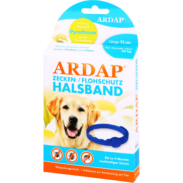 ARDAP Zecken-/Flohschutzhalsband gr.Hunde üb. 25kg, 1 St XHA