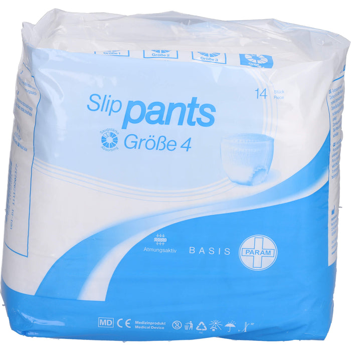 PARAM Slip-Pants Basis Größe 4, 14 St. Windelhosen
