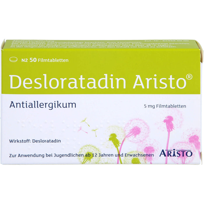 Desloratadin Aristo 5 mg Filmtabletten, 50 St FTA