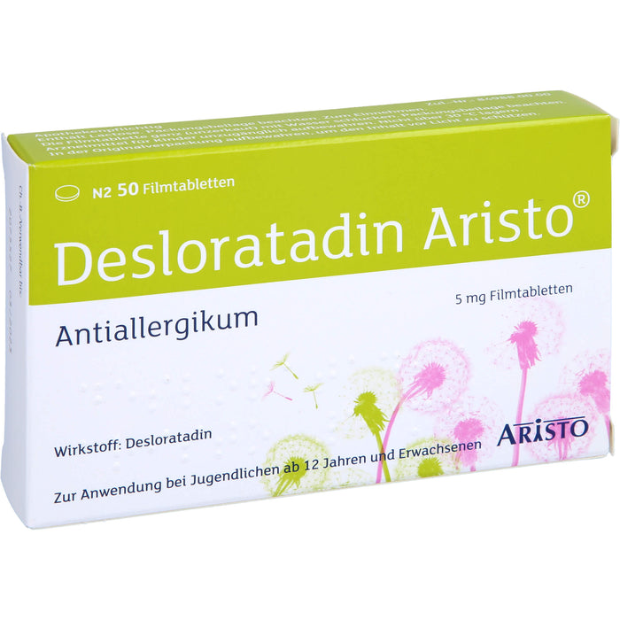 Desloratadin Aristo 5 mg Filmtabletten, 50 St FTA