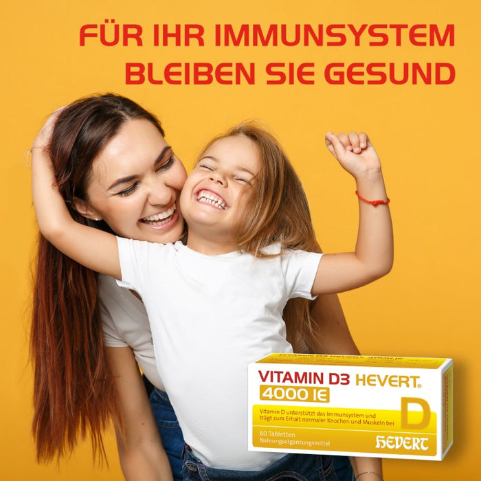 Vitamin D3 Hevert 4000 IE Tabletten, 60 St. Tabletten